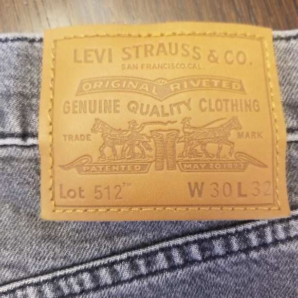 512™ SLIM TAPER LEVI'S® FLEX MEN'S JEANS  Size 30/32 and 34/32 - Picture 6 of 8